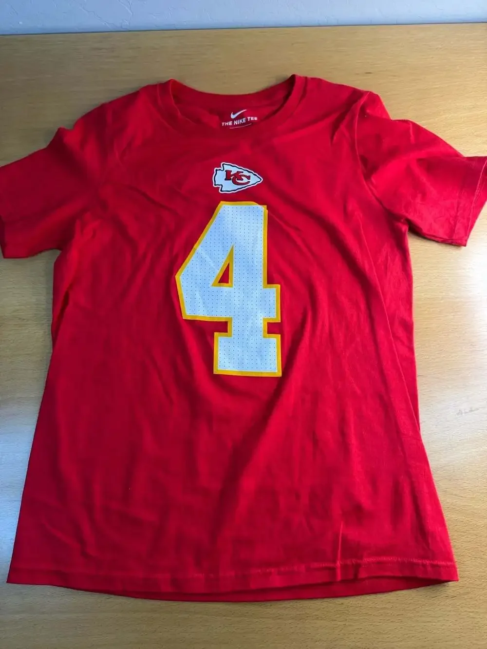 Nike Rashee Rice Kansas City Chiefs Red Player Graphic T-Shirt